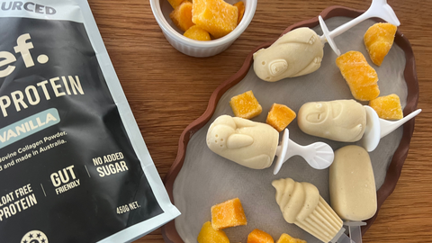 Mango Splice Popsicles