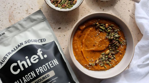 Roasted Pumpkin & Pistachio Soup - Chief Nutrition