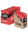 Beef & Chilli Value Pack (12 bars, 12 x 30g bags) Value Pack Chief Nutrition   