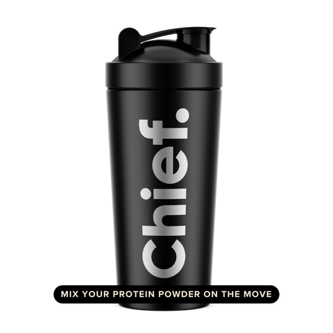 Chief Stainless Steel Protein Shaker 500ml Chief Nutrition