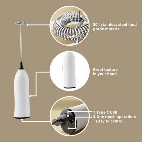 Rechargeable Mini Electric Stirrer and Frother Chief Nutrition