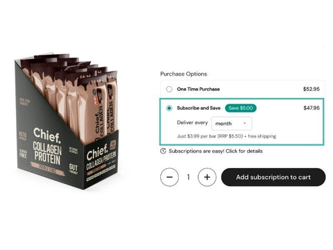 Subscribe to any Box or Value Pack
