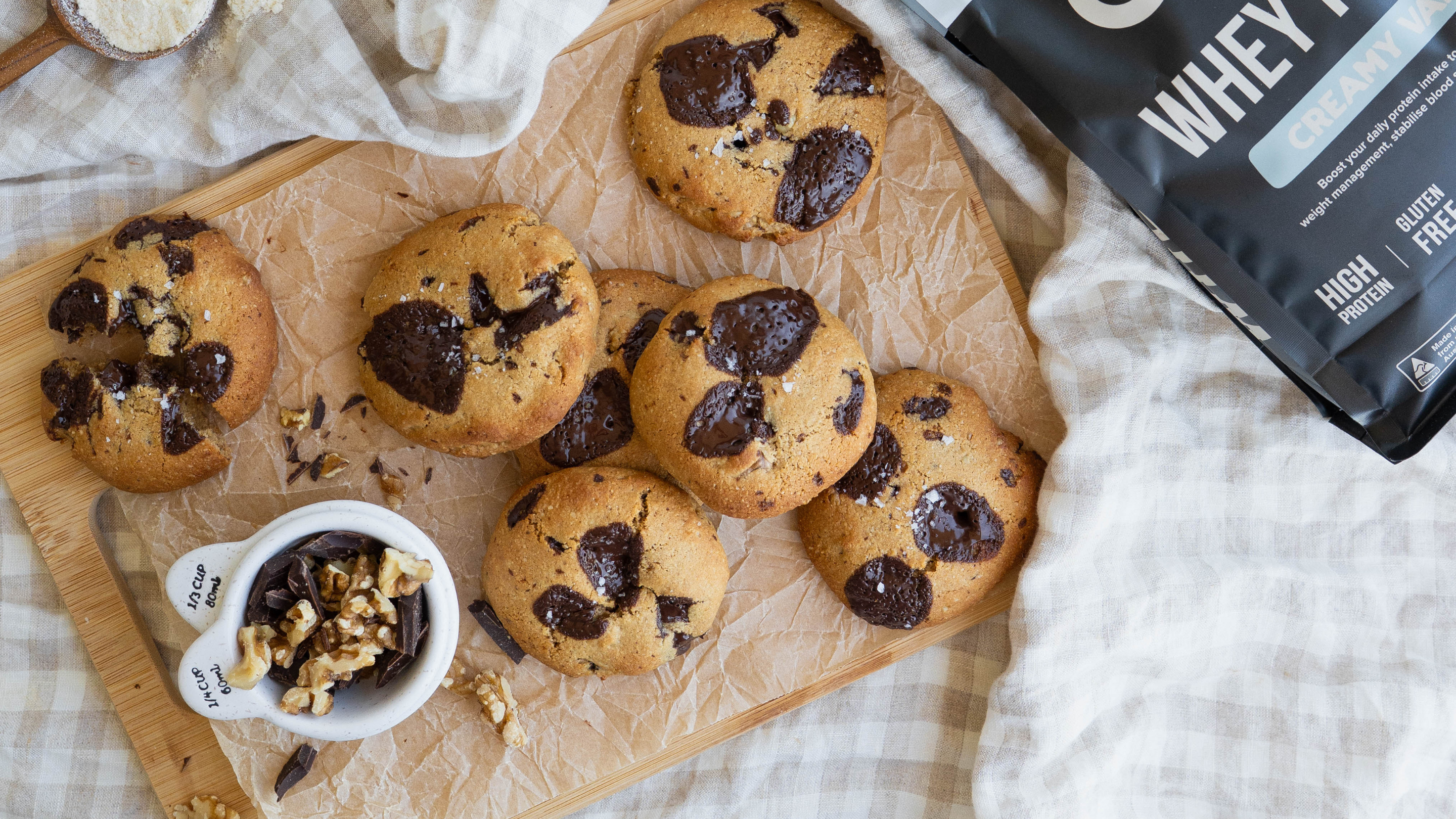 Classic Choc Chunk Protein Cookies - Chief Nutrition
