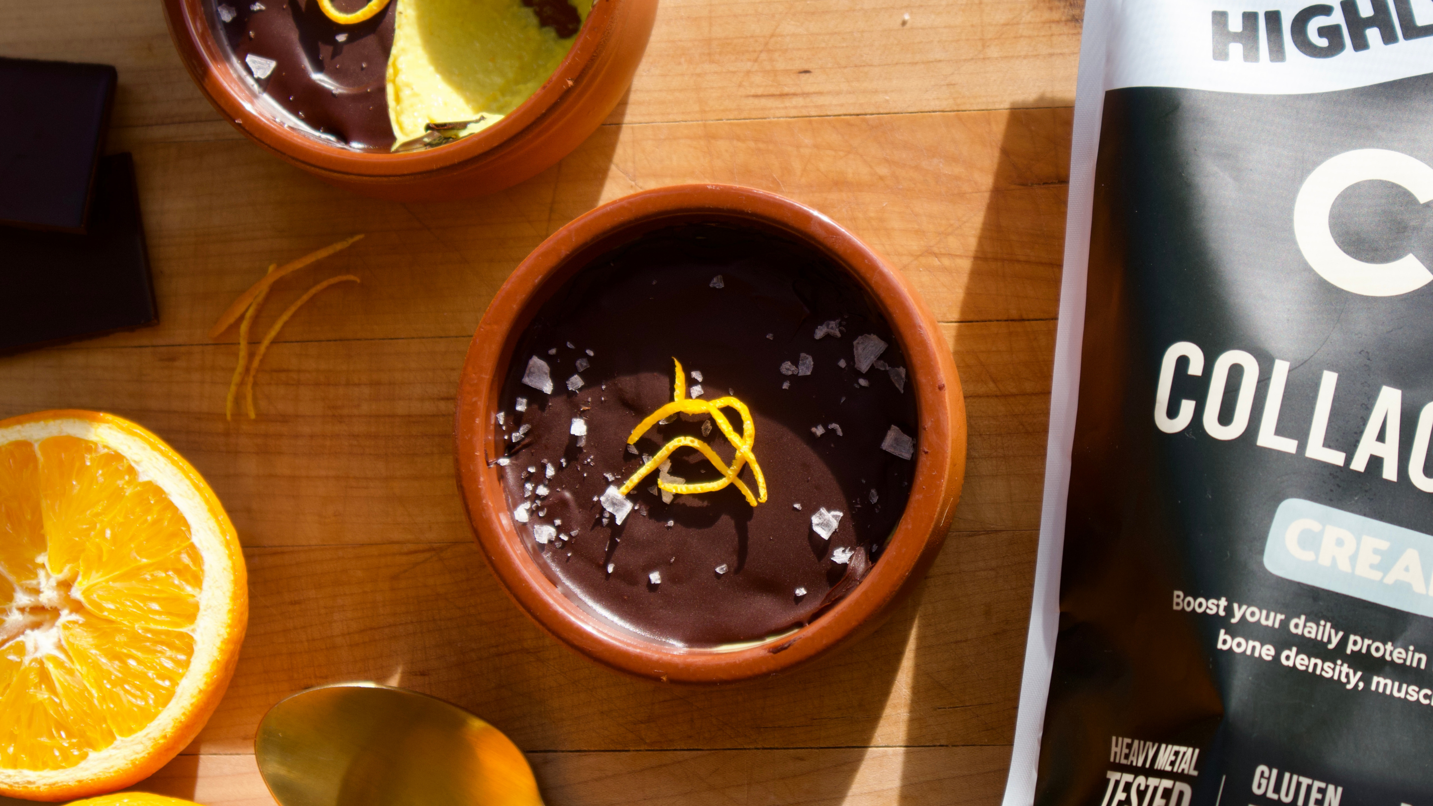 Chocolate Orange & Collagen Posset