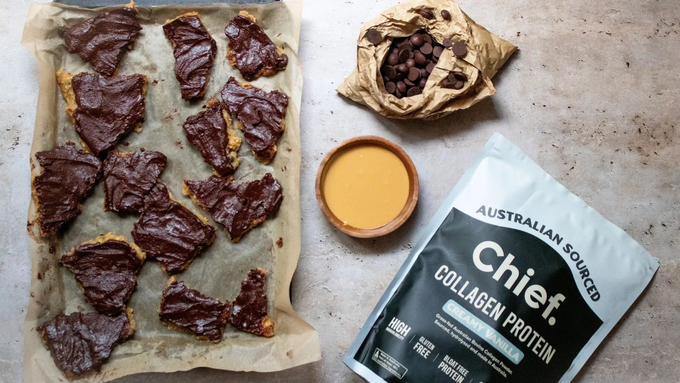 Collagen Cookie Dough Bark - Chief Nutrition