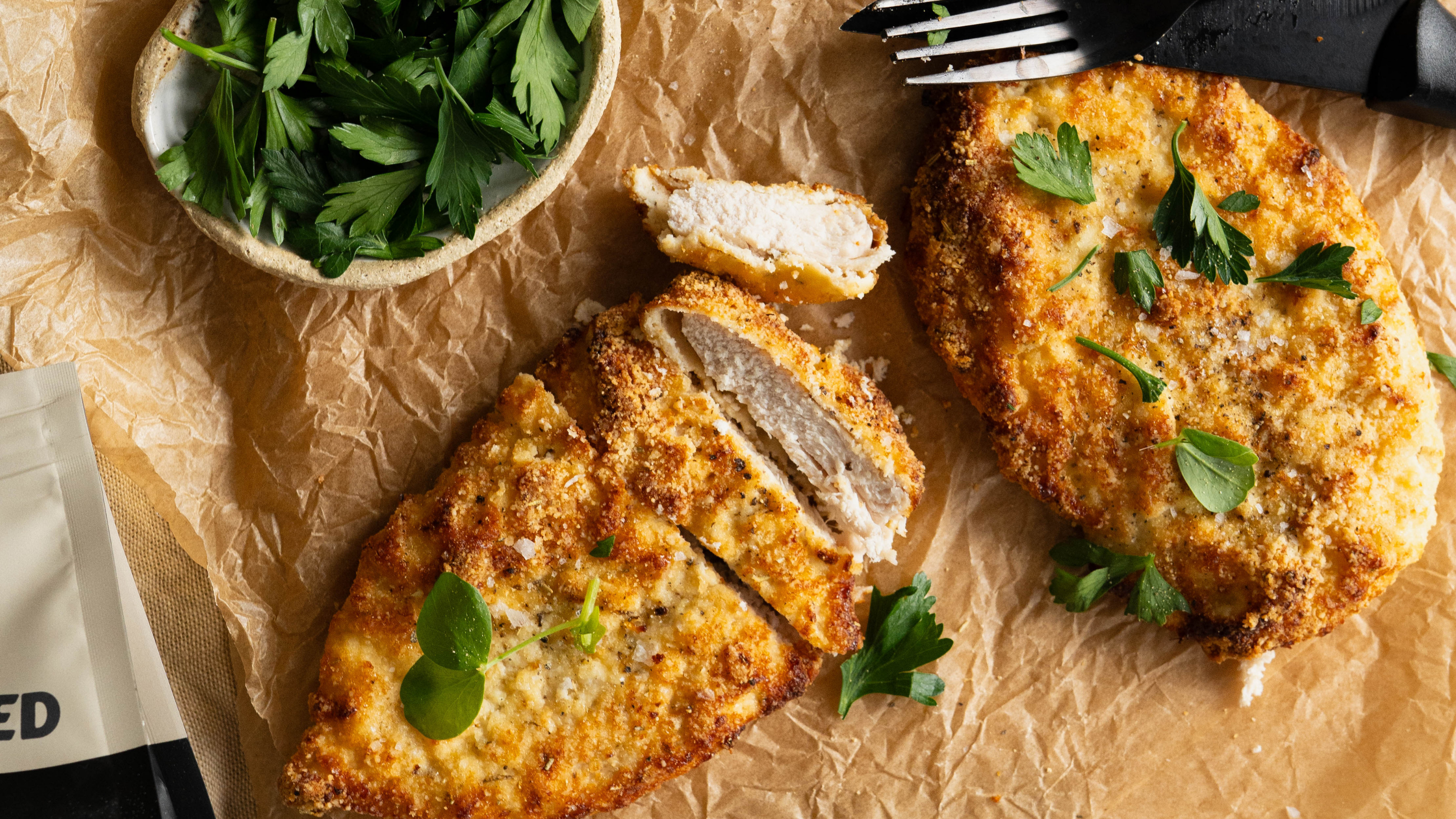 Healthy Chicken Schnitzel