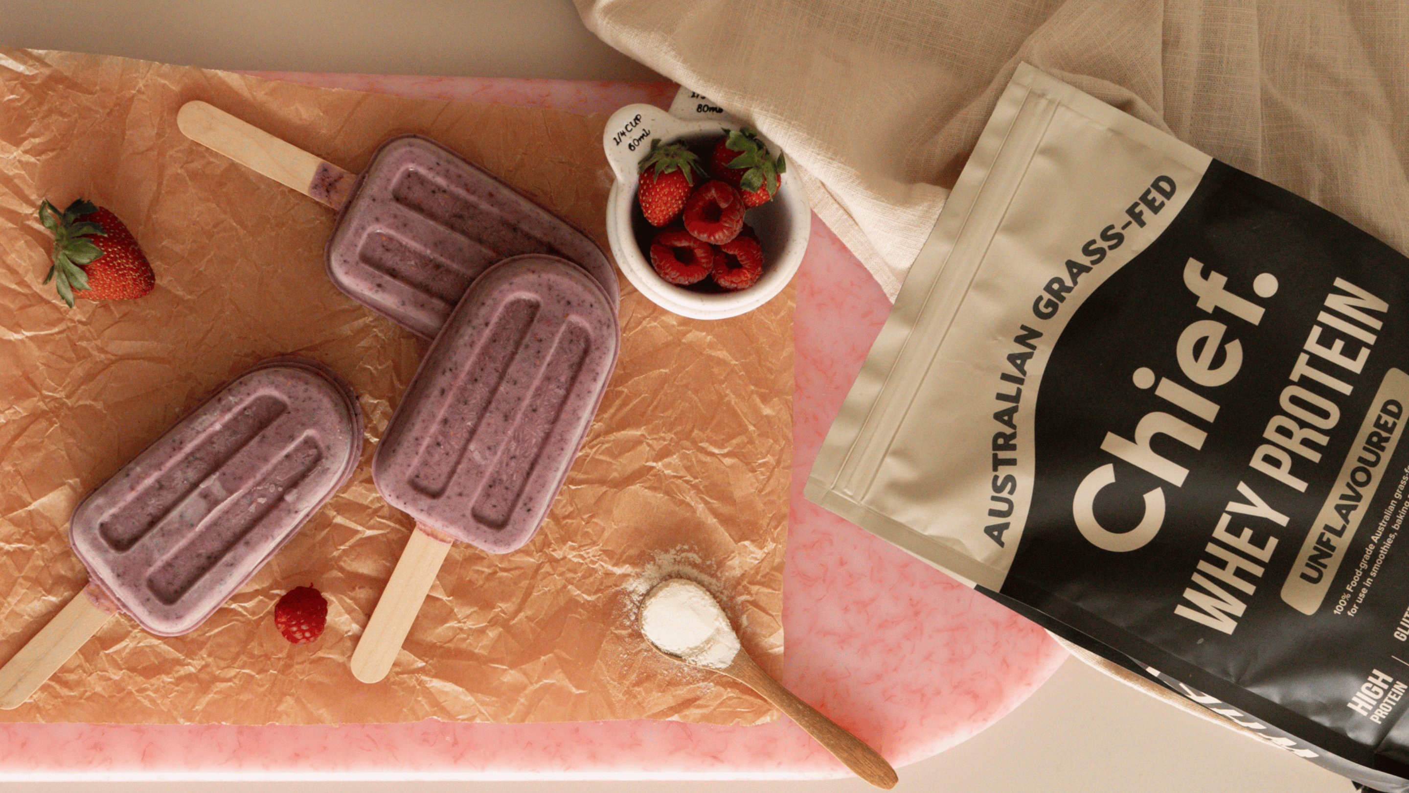 photo of High-Protein Berry Ice-Cream