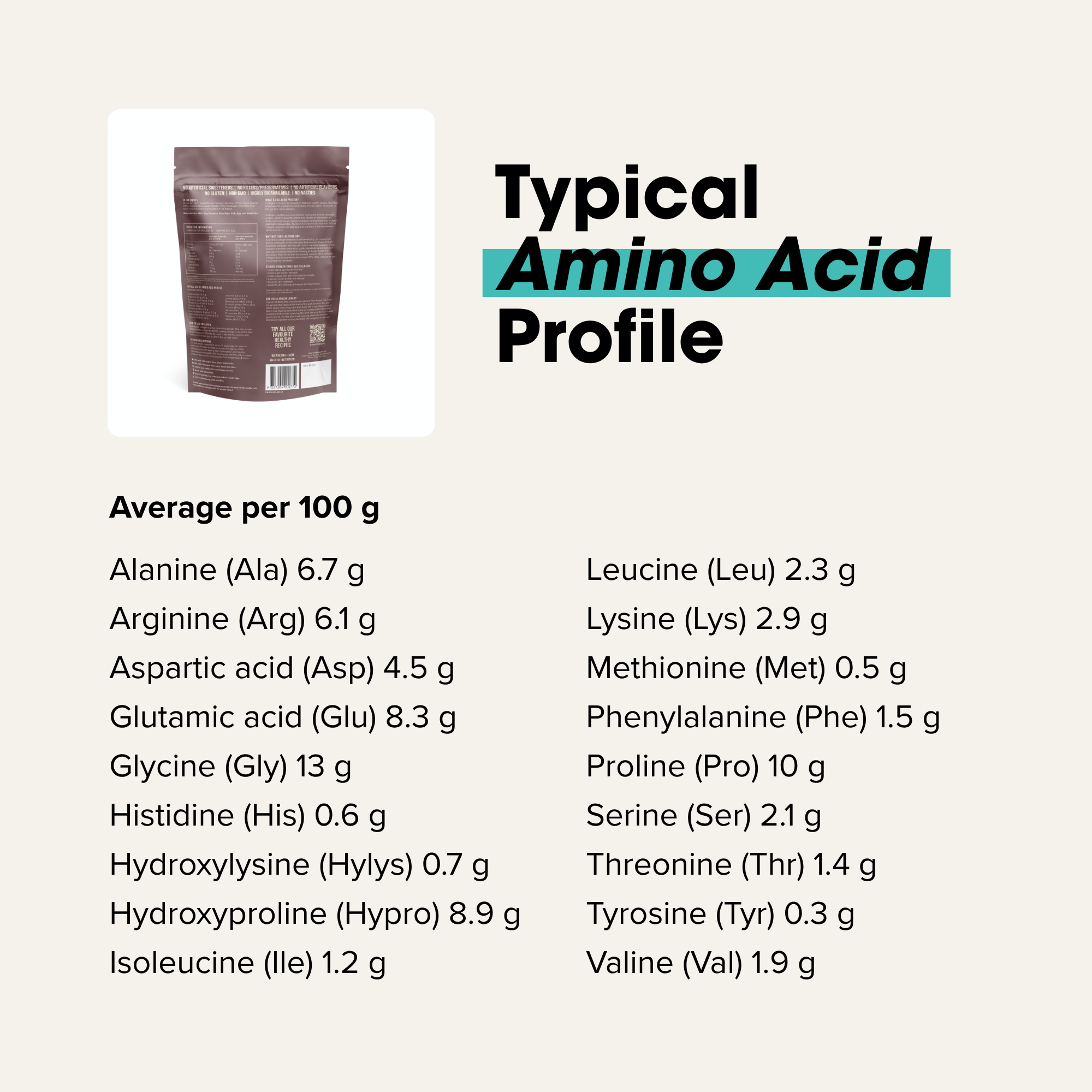 Grass-fed Collagen Protein Powder - Dark Chocolate
