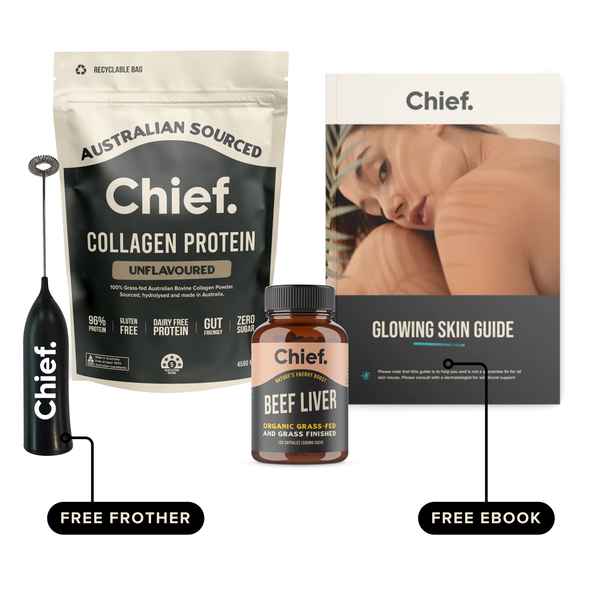 Glowing Skin Bundle Chief Nutrition
