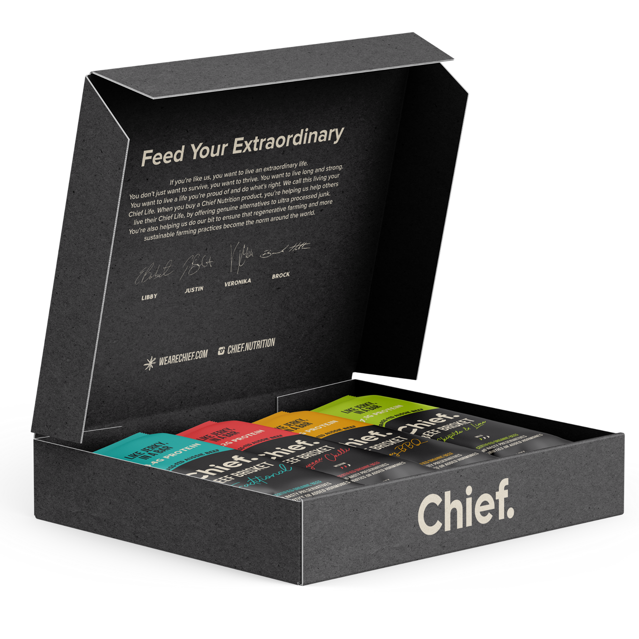 Beef Bar 40g (4 bars) Chief Nutrition Chief Nutrition