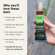 Organic Beef Bars - Chipotle & Lime (12 bars)