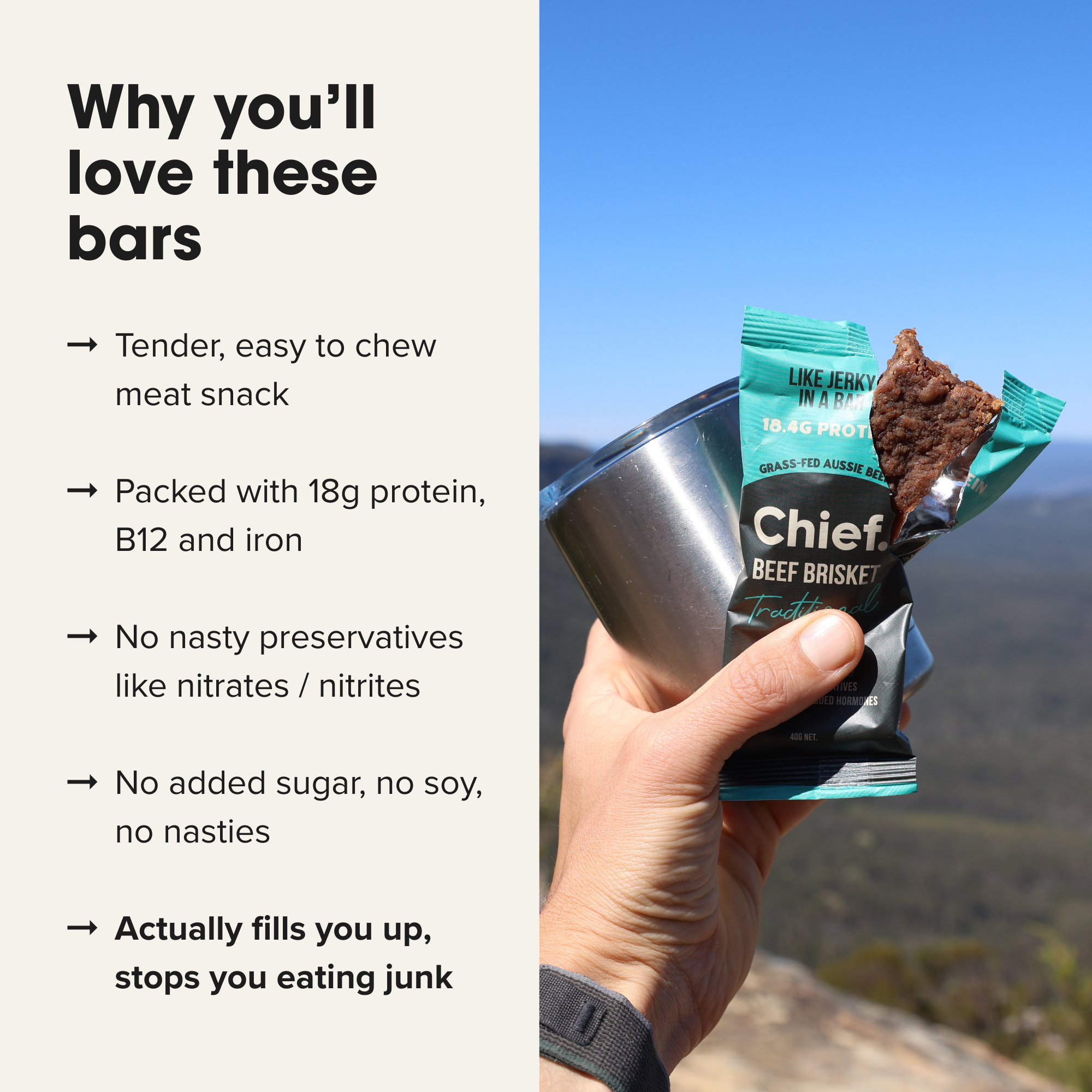 Organic Beef Bar Sample Pack