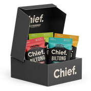 Organic Biltong Sample Pack (4 x 30g bags) Chief Nutrition