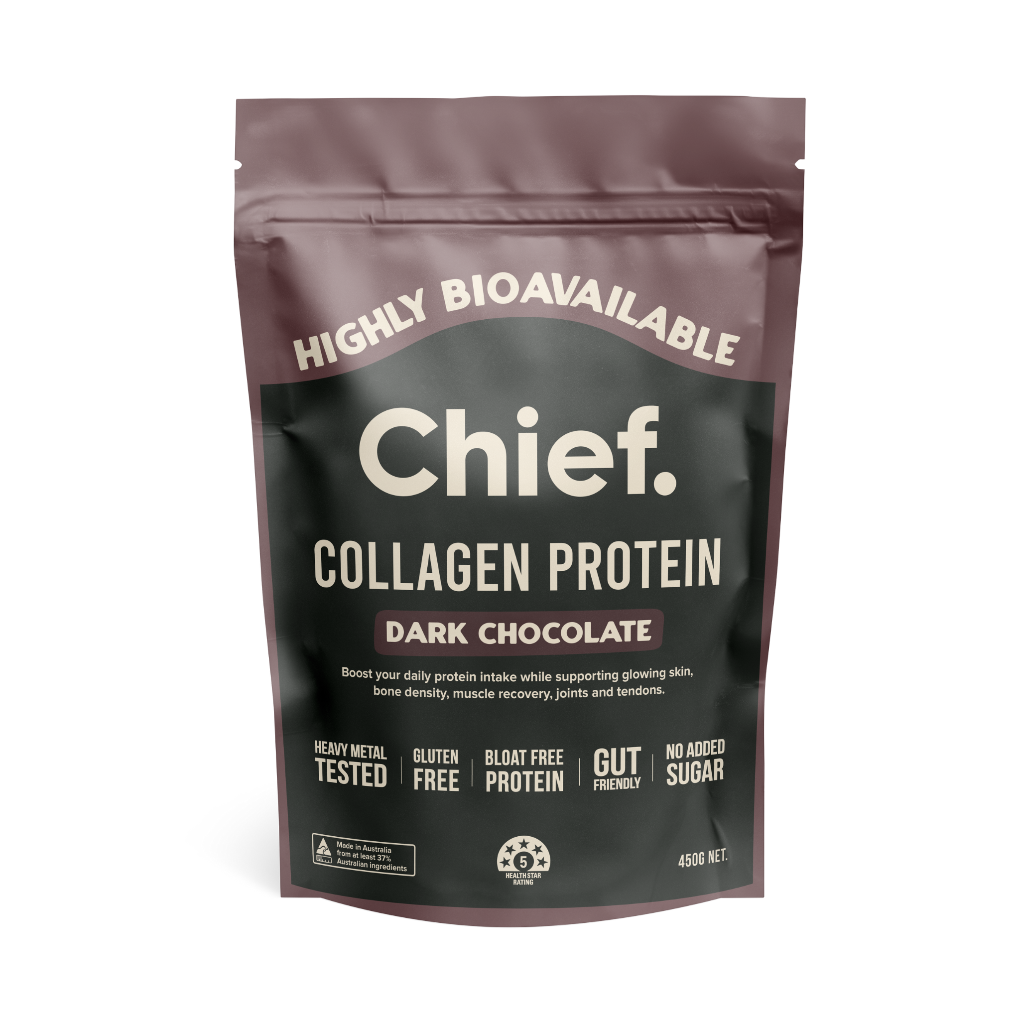 [Process Test] Grass-fed Collagen Protein Powder - Dark Chocolate 300g