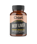 Organic Beef Liver Energy Boost (120 Capsules) Supplements Chief Nutrition   