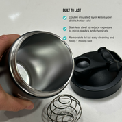 Chief Stainless Steel Protein Shaker 500ml