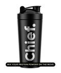 Chief Stainless Steel Protein Shaker 500ml Chief Nutrition