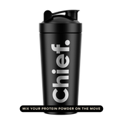 Chief Stainless Steel Protein Shaker 500ml