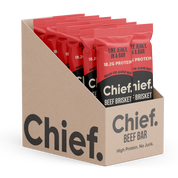 Organic Beef Bars - Cayenne Chilli (12 bars) Chief Nutrition