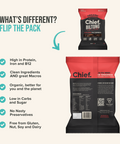 Beef & Chilli Biltong (6 x 90g bags) Biltong Chief Nutrition   