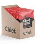 Beef & Chilli Biltong (12 x 30g bags) Biltong Chief Nutrition   