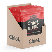 Organic Biltong - Cayenne Chilli (30g and 90g) Chief Nutrition