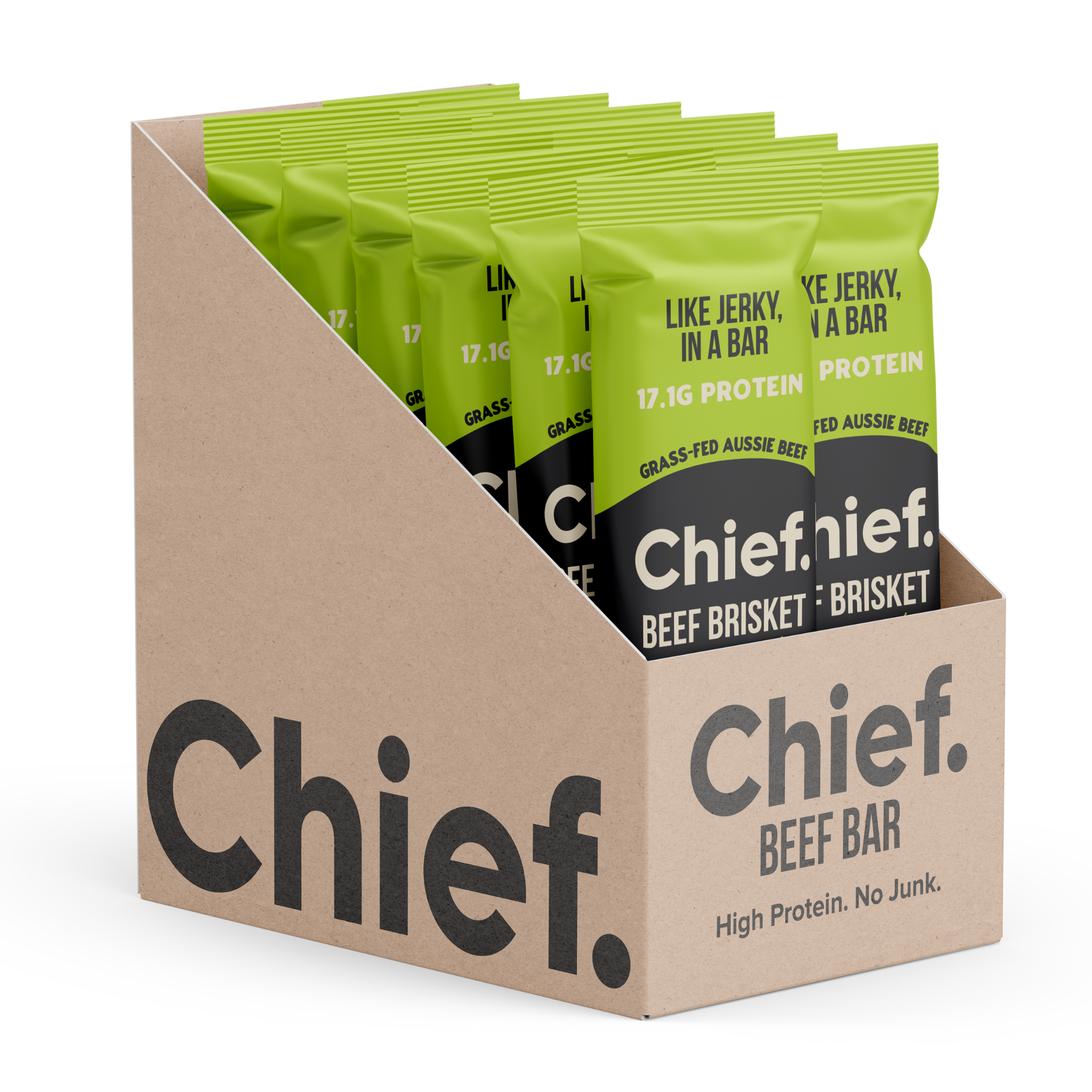 Organic Beef Bars - Chipotle & Lime (12 bars) Chief Nutrition