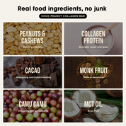 SHORT DATED Collagen Protein Bars - Choc Peanut