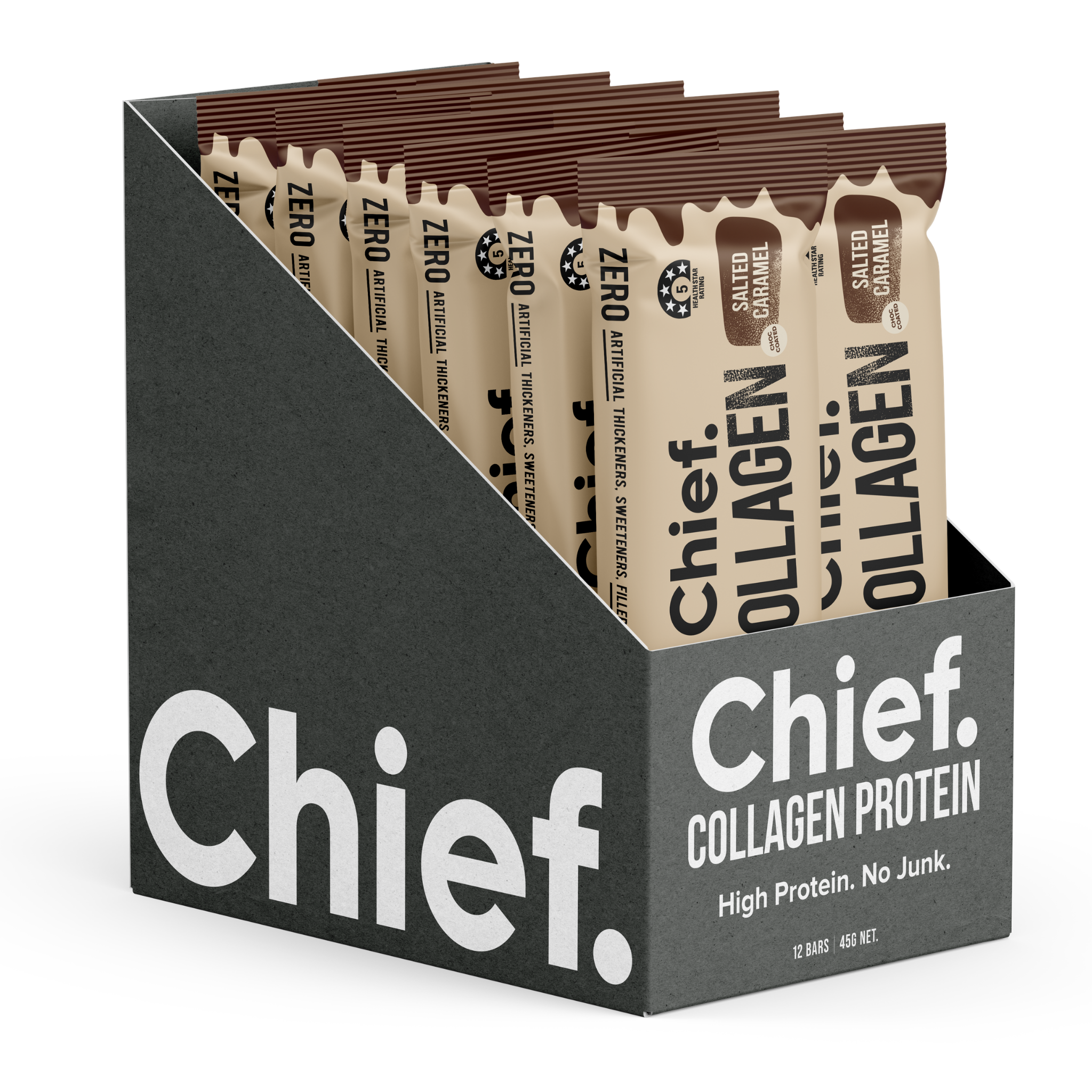 Collagen Protein Bars - Choc Salted Caramel