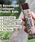 Collagen Protein Bar - Double Choc (12 bars) Collagen Bar Chief Nutrition