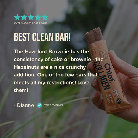 Collagen Protein Bar Mixed Box (12 x Bars) Chief Nutrition