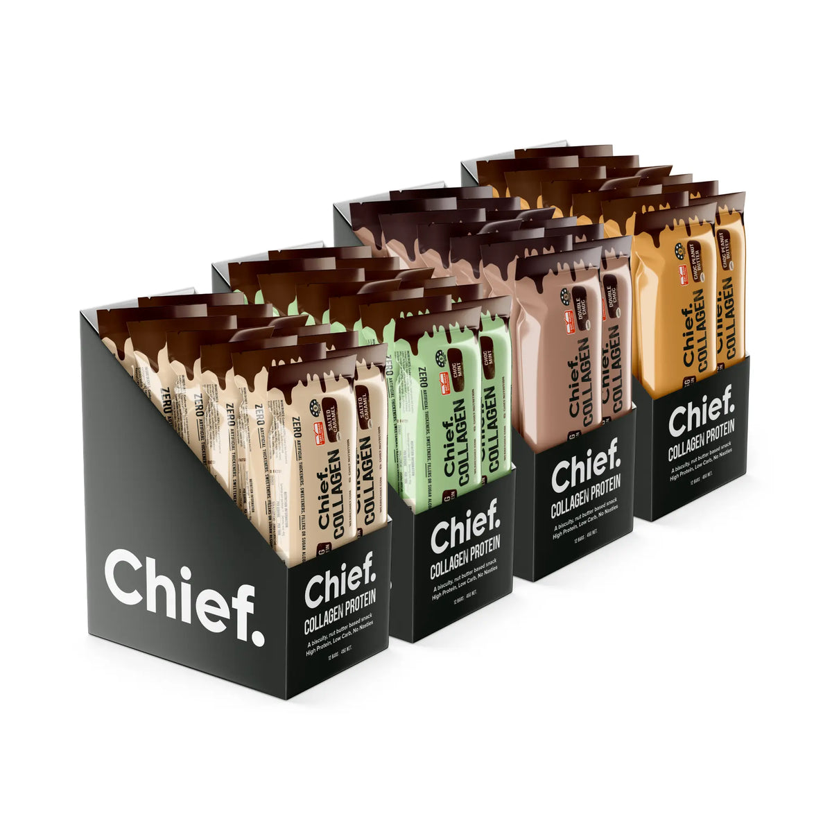 Collagen Protein Bar 45g (48 bars) | Chief Nutrition