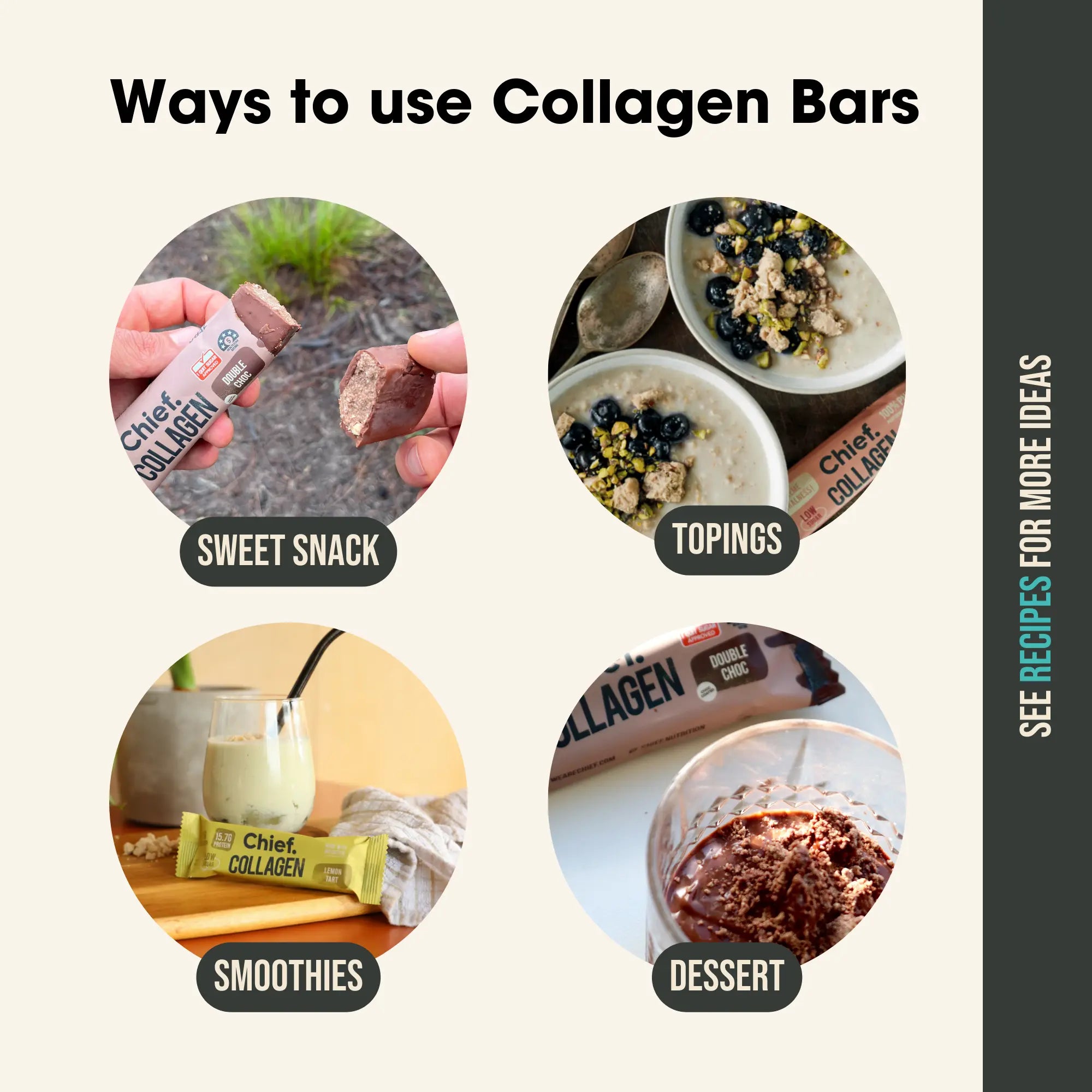 Collagen Protein Bars - Choc Salted Caramel