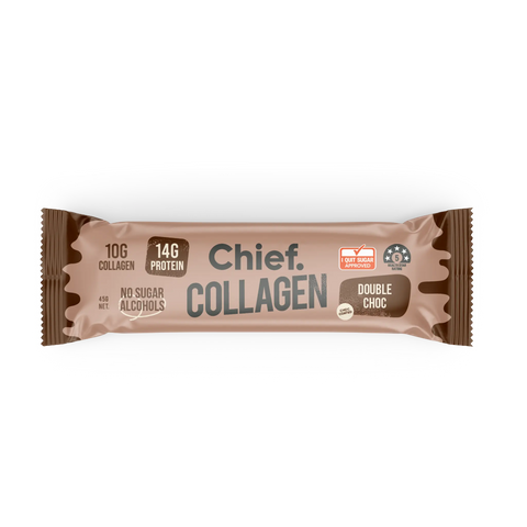 Collagen Protein Double Choc Bar (12 bars) Chief Nutrition
