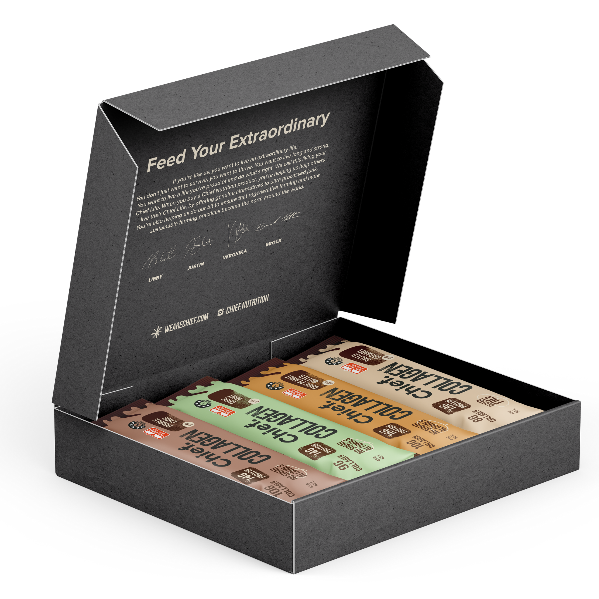 Collagen Protein Bar Sample Pack Chief Nutrition