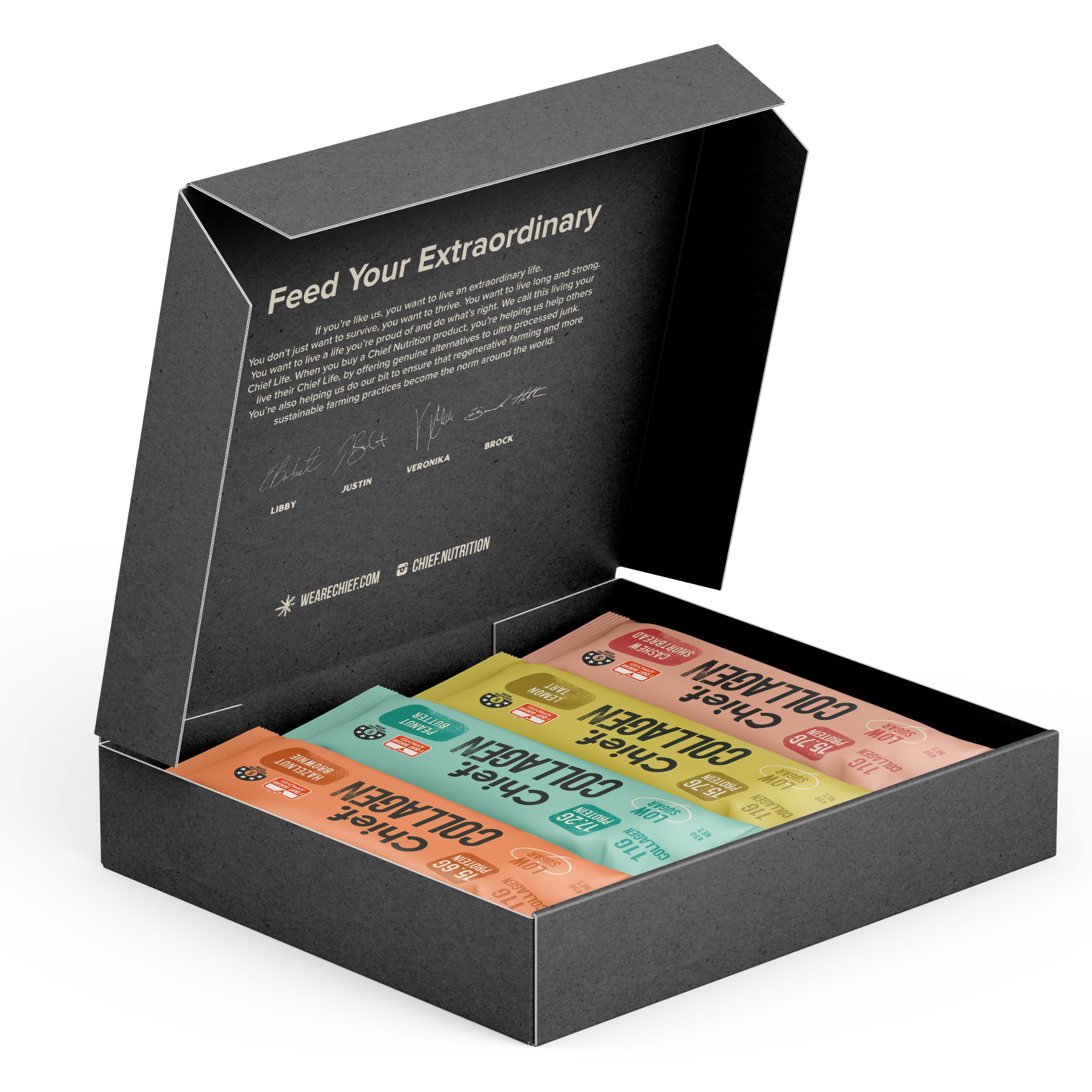 Collagen Protein Bar Sample Pack Chief Nutrition