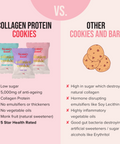 Collagen Cookies, Choc Chic (14 pack)  By Beauty Food   