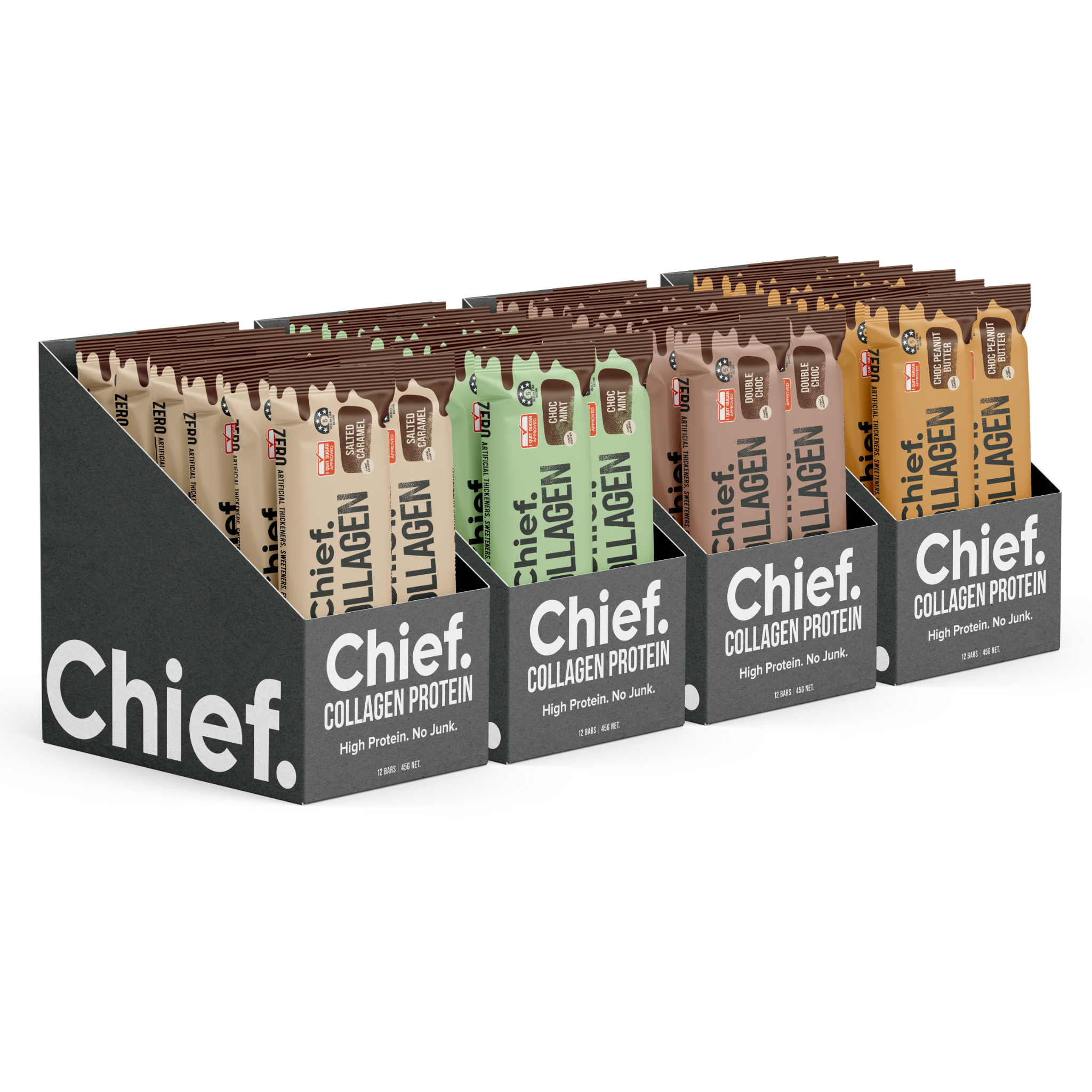 Collagen Protein Bar Value Pack Chief Nutrition