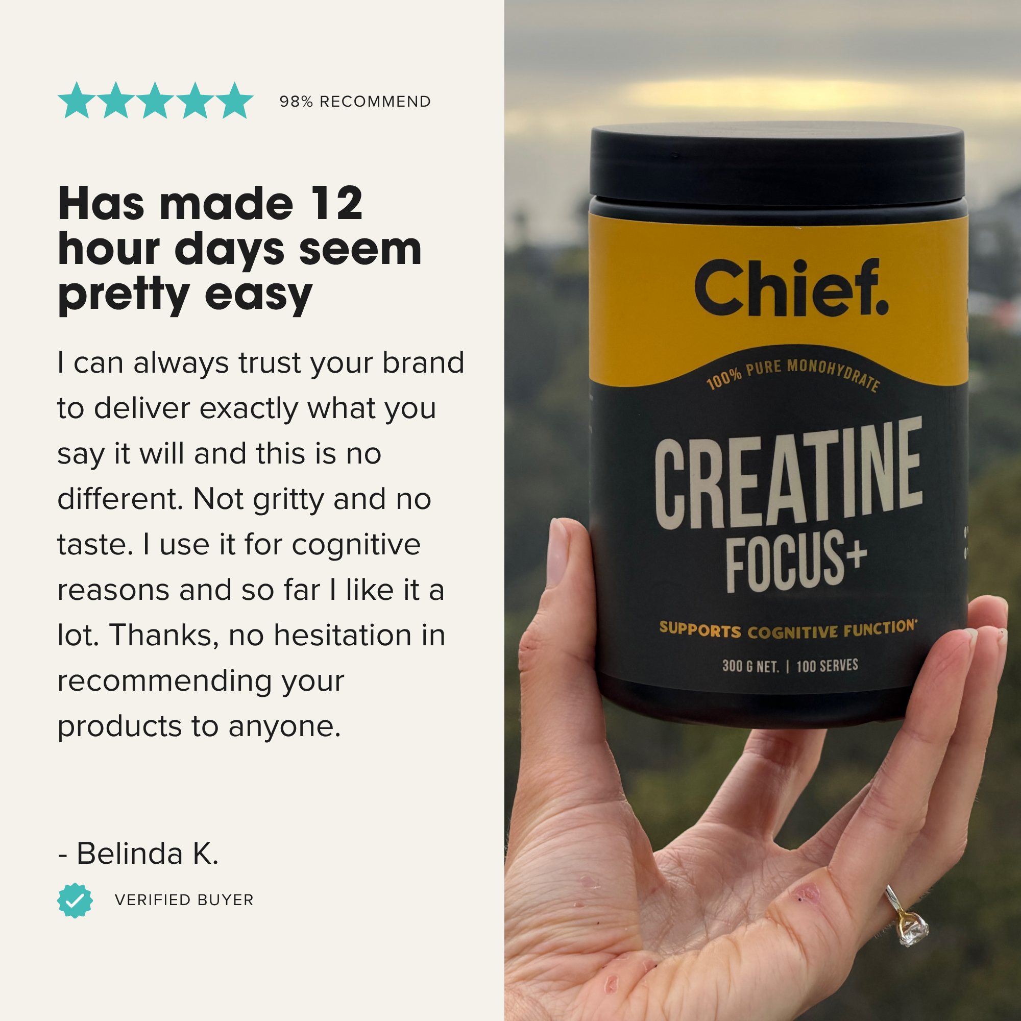 Creatine Focus+ Clean Supplementation
