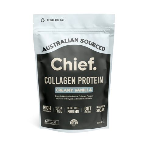 Grass-fed Collagen Protein Powder - Creamy Vanilla (30 serves) Supplements Chief Nutrition