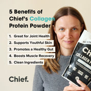 Grass-fed Collagen Protein Powder - Creamy Vanilla
