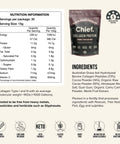 Grass-fed Collagen Protein Powder - Dark Chocolate (30 serves) Chief Nutrition