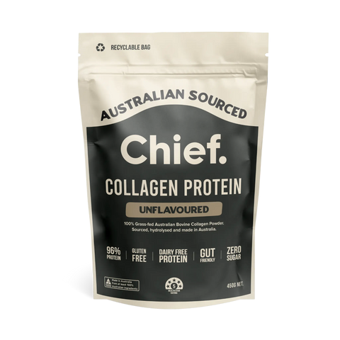 Grass-fed Collagen Protein Powder - Unflavoured (30 serves) Supplements Chief Nutrition