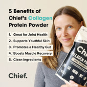 Grass-fed Collagen Protein Powder - Unflavoured (30 serves) Supplements Chief Nutrition   
