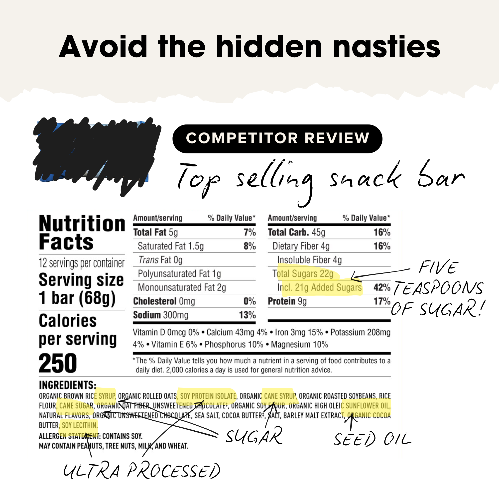 Collagen Protein Hazelnut Brownie Bar (12 bars) Chief Nutrition