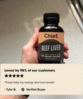 Organic Beef Liver Energy Boost (120 Capsules) Chief Nutrition