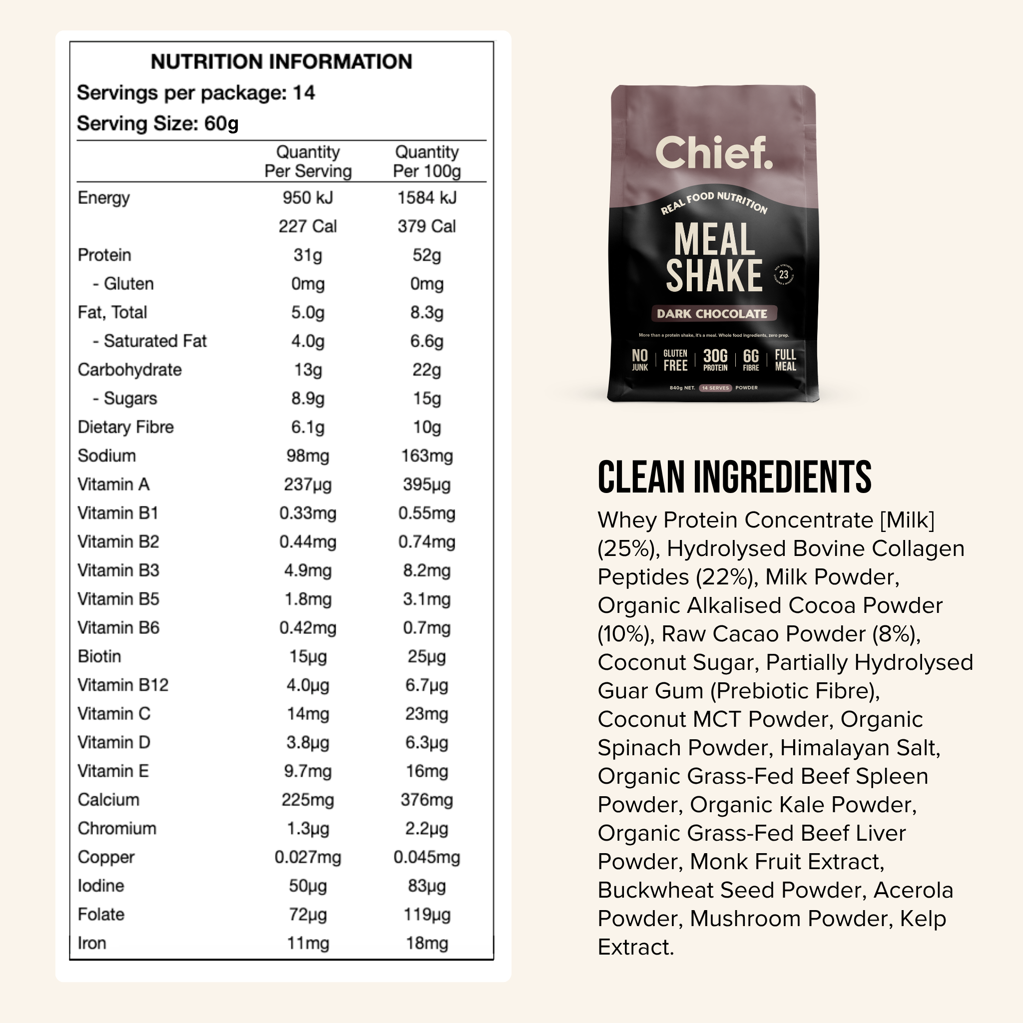 Meal Shake - Dark Chocolate