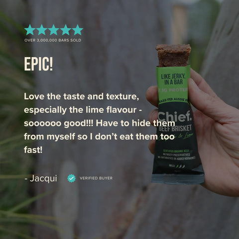 Organic Beef Bar Sample Pack Chief Nutrition