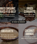 Organic Beef Bars - Cheezeburger (12 bars) *LIMITED EDITION* Chief Nutrition