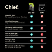Organic Beef Bars - Chipotle & Lime (12 bars) Chief Nutrition